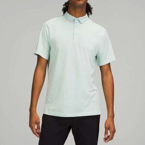 Lululemon Evolution Short Sleeve Polo Shirt in Delicate Mint size Large